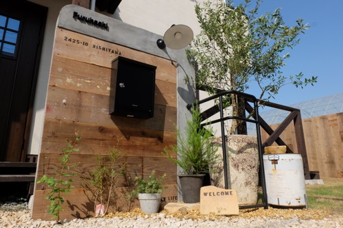 浜松のアメリカンな外構（エクステリア）事例