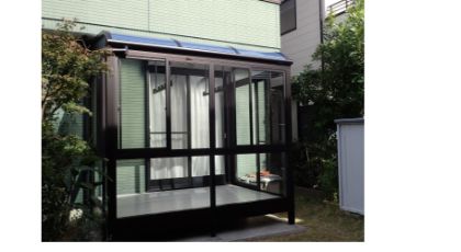 雨の日もくつろげる空間を設置