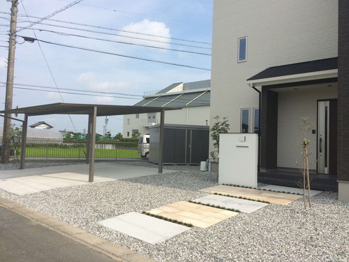 浜松のモダンな外構（エクステリア）事例